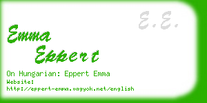 emma eppert business card